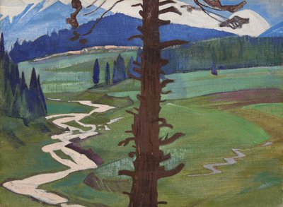 Pir Panjal, de la serie del mismo título, 1925 de Nicholas Roerich