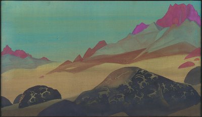 Rocas de Ladakh, 1932 de Nicholas Roerich