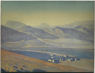Santuarios y ciudadelas, de la serie del mismo título, 1925 de Nicholas Roerich