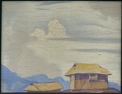 Monasterio de Talung, 1928 de Nicholas Roerich