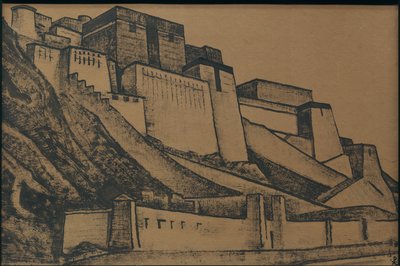 Los santos, serie "Camino tibetano", 1924 de Nicholas Roerich