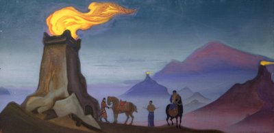 Llamas de la Victoria, 1940 de Nicholas Roerich
