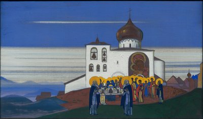 Zvenigorod, 1933 de Nicholas Roerich