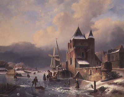 Un Paisaje Invernal de Nicholas Rosenboom