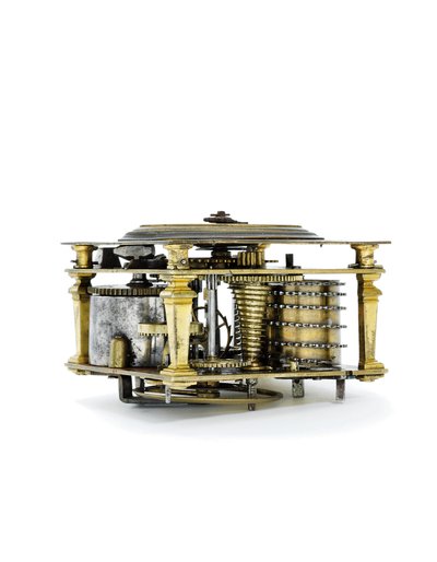 Reloj de mesa horizontal grabado de Isabel I, c.1590-1600 de Nicholas Vallin