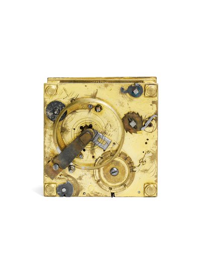 Reloj de mesa horizontal grabado de Elizabeth I, c.1590-1600 de Nicholas Vallin