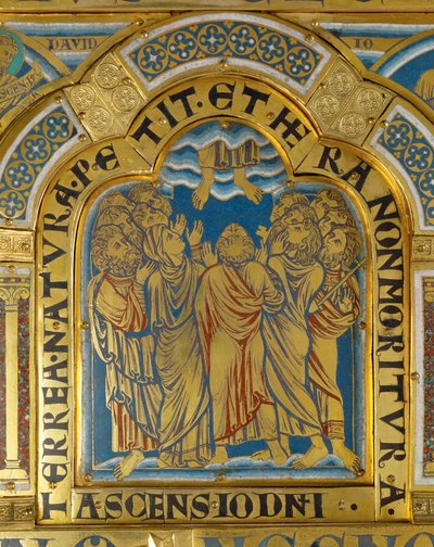 La Ascensión de Cristo, desde el Altar de Verdún ... de Nicholas of Verdun