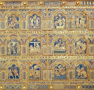 El Altar de Verdun (detalle) de Nicholas of Verdun