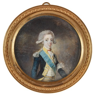 Retrato de Gustavo IV Adolfo de Suecia, 1792 de Niclas Lafrensen