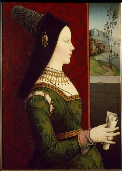 Retrato de María Duquesa de Borgoña de Niclas Reiser