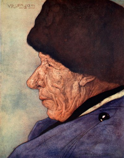 Cabeza de un Hombre, Volendam, 1904 de Nico Jungman