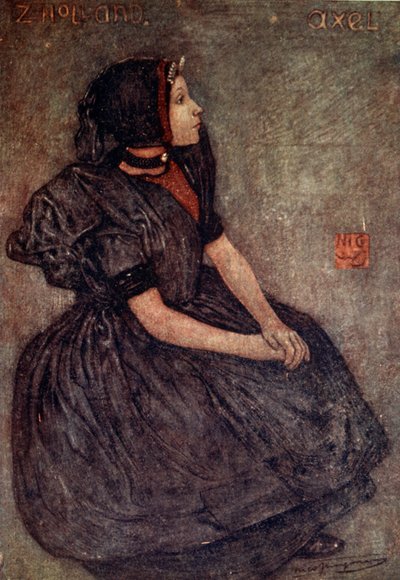 Una chica de Zelanda, 1904 de Nico Jungman