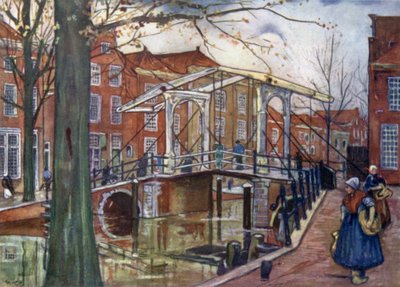 De Oude Rijn, Leiden de Nico Jungman
