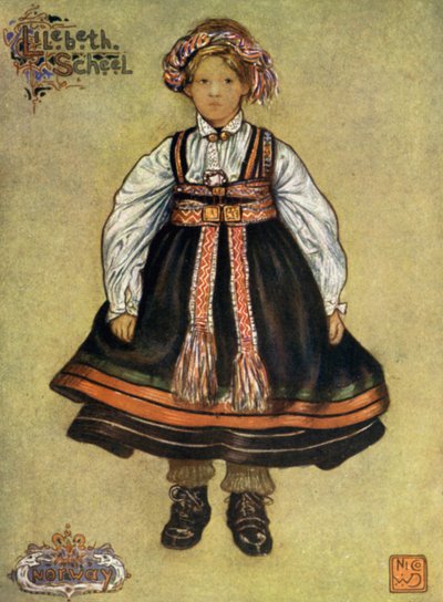 Noruega: Una pequeña campesina de Saetersdalen de Nico Jungman