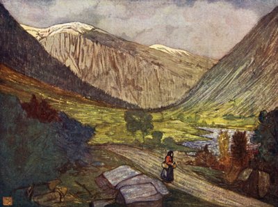 Noruega: Montañas y río en Gjora de Nico Jungman