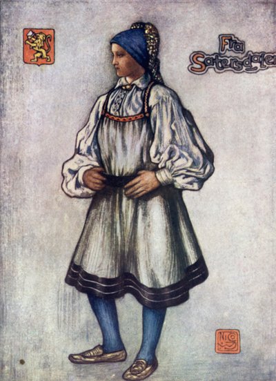 Noruega: Campesina de Saetersdalen de Nico Jungman