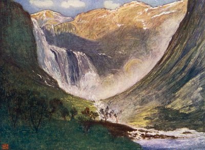 Noruega: Skjaeggedalsfos, Hardanger de Nico Jungman