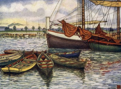 Noruega: Trondhjem, Barcos Antiguos de Nico Jungman