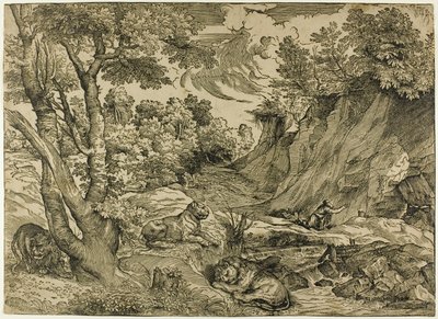 San Jerónimo en el desierto de Nicolò Boldrini