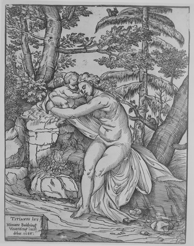 Venus y Cupido de Nicolò Boldrini