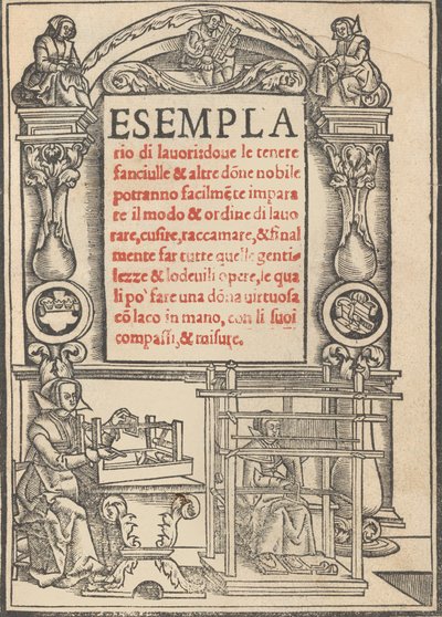Esemplario di lavori, agosto 1529 de Nicolò Zoppino