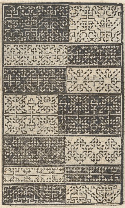 Esemplario di lavori, página 10 recto, agosto de 1529 de Nicolò Zoppino