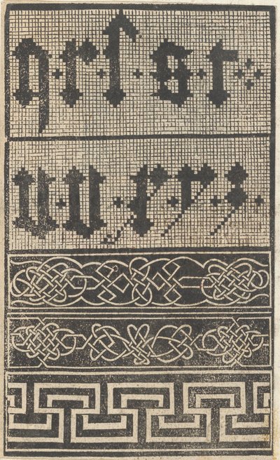 Esemplario di lavori, página 17 verso, agosto de 1529 de Nicolò Zoppino