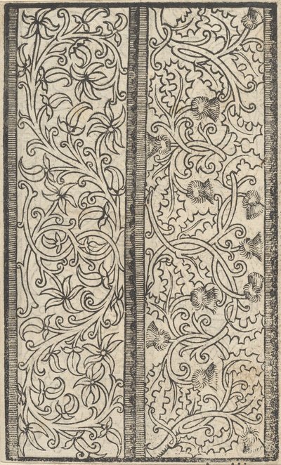 Esemplario di lavori, página 3 verso, agosto de 1529 de Nicolò Zoppino