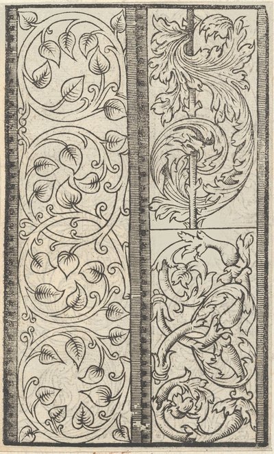 Esemplario di lavori, página 6 recto, agosto de 1529 de Nicolò Zoppino