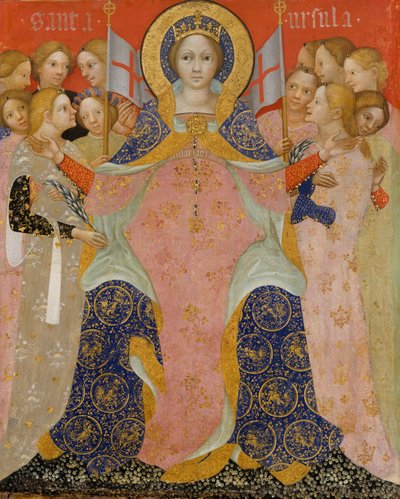 Santa Úrsula y sus doncellas, c.1410 de Nicolò di Pietro