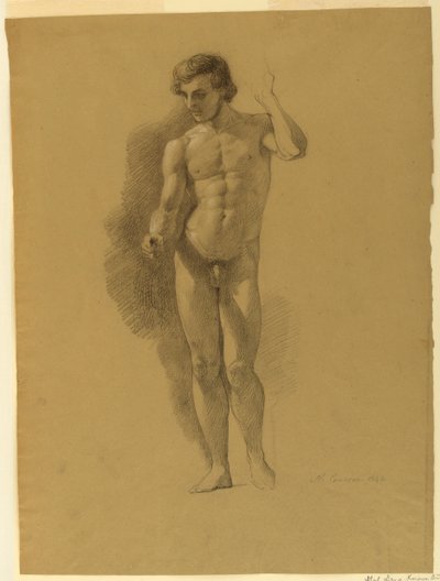 Estudio de un desnudo masculino de Nicola Consoni