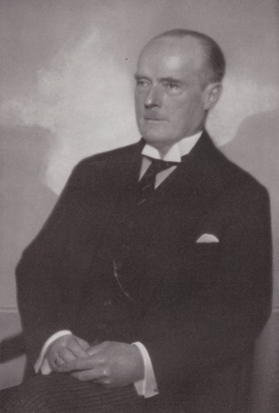 Gustav Krupp von Bohlen und Halbach, funcionario y empresario alemán (foto b/n) de Nicola Perscheid