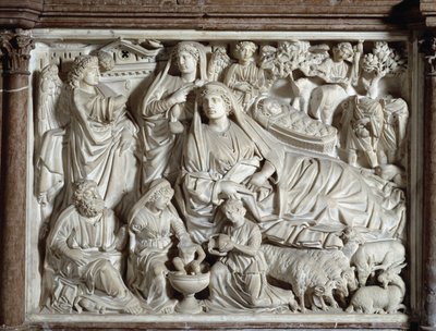 Anunciación y natividad de Nicola Pisano