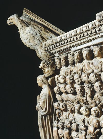 Púlpito de Pérgamo (detalle) de Nicola Pisano