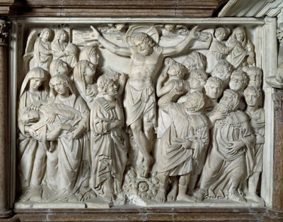 La Crucifixión silla realizada por Nicola Pisano de Nicola Pisano