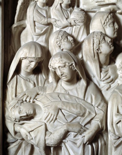 La Crucifixión (detalle) de Nicola Pisano