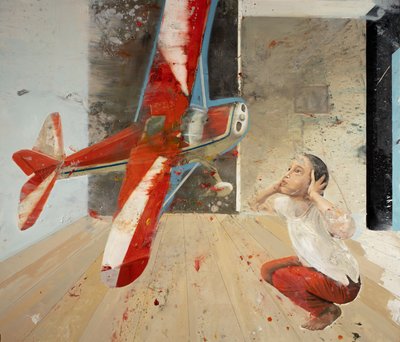 Air Blow III, 2022 (óleo sobre lienzo) de Nicola Pucci