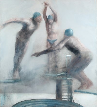 Buceadores, 2012 (óleo sobre lienzo) de Nicola Pucci