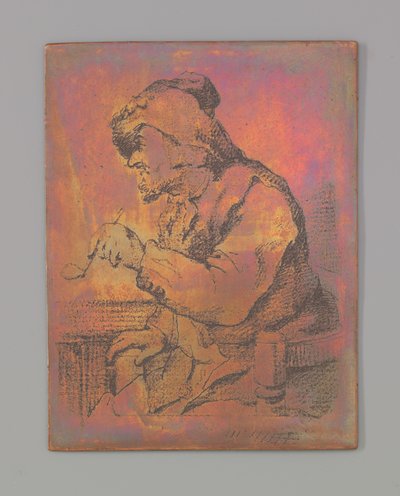 hombre con pipa de Nicolaas Gerhard van Huffel