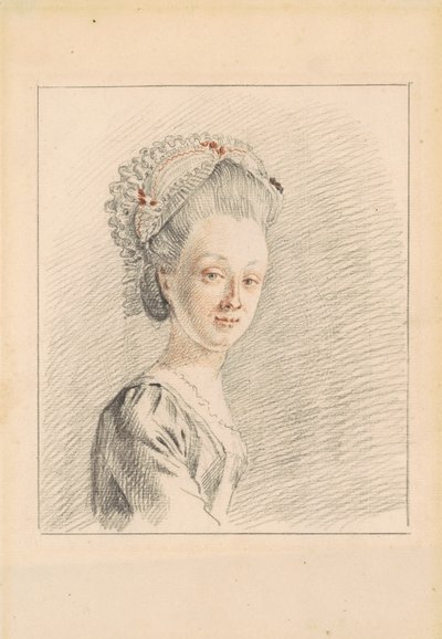 Una dama con gorro dormeuse de Nicolaas Muys