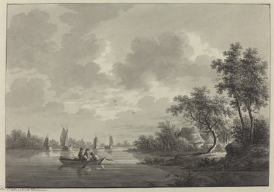 Ameide en el río Lek de Nicolaas Wicart