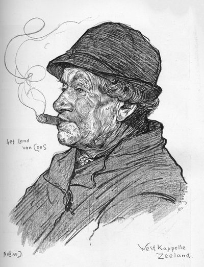 Boceto de Nico Jungmann, c. 1900 de Nicolaas Wilhelm Jungmann