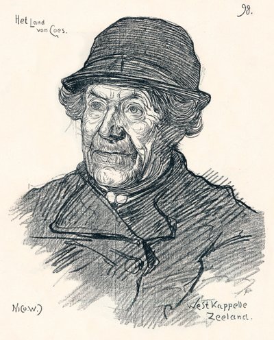 Boceto de Nico Jungmann, c. 1900 de Nicolaas Wilhelm Jungmann