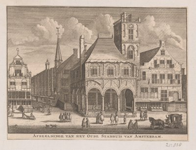 Vista del Antiguo Ayuntamiento de Ámsterdam
Vista del Antiguo Ayuntamiento de Ámsterdam (título en el objeto) de Nicolaas ten Hoorn