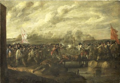 Escaramuza de infantería en la Guerra de los Ochenta Años de Nicolaas van Eyck (II) (attributed to)