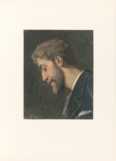 Retrato de George Hendrik Breitner de Nicolaas van der Waay (signed by artist)