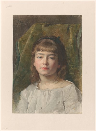 Retrato de una chica desconocida de Nicolaas van der Waay