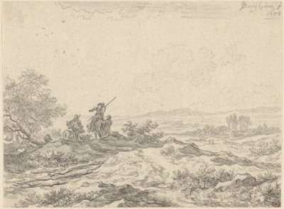 Paisaje dunar con pastores de Nicolaes Berchem