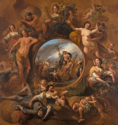 Las cuatro estaciones, alegoría del otoño de Nicolaes Berchem