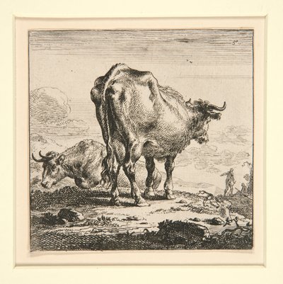 El Conjunto de las Vacas, con la Lechera de Nicolaes Berchem